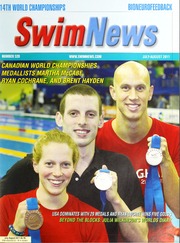 Swim News magazine cover, issue 320